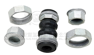 甘肅白銀市景泰縣<a href=http://m.pengfeisewing.com.cn target=_blank class=infotextkey>絲扣橡膠接頭</a>分解圖